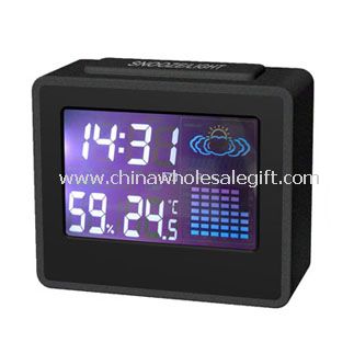 Multifunctional Color Weather Station Clock