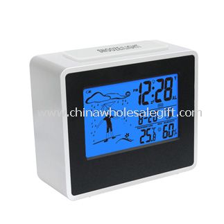 Multifunctional LCD Weather Station Clock