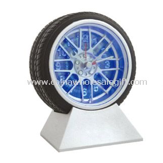 Tyre Alarm Clock With LED Light