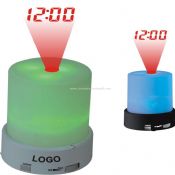 rotatable FM radio with lampion and Clock images
