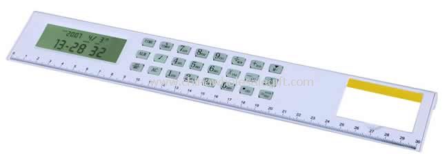 Ruler with canlendar calculator