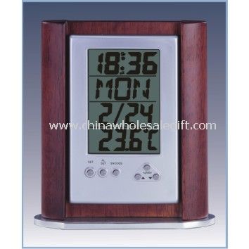 Reloj despertador LCD con el calendario