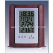 LCD alarm clock with calendar images