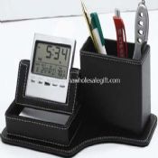 Leather Pen Holder with Calendar images