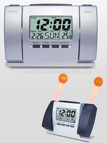 Reloj proyector doble