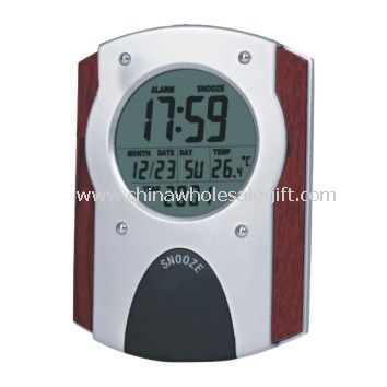 Jam Alarm meja LCD