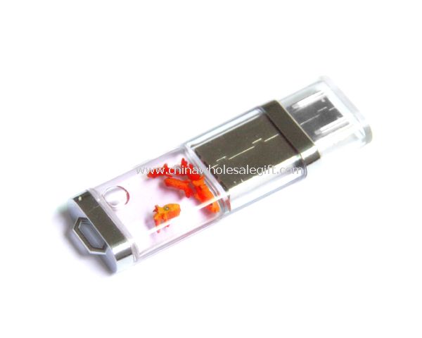 Metal líquido USB Flash Drive