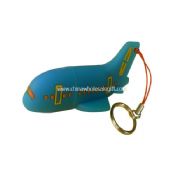 Soft PVC airplane USB Flash Drive with Keychain images