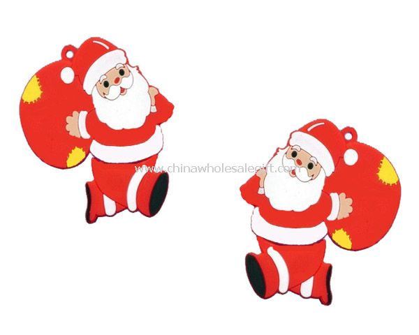 Santa Claus USB villanás hajt