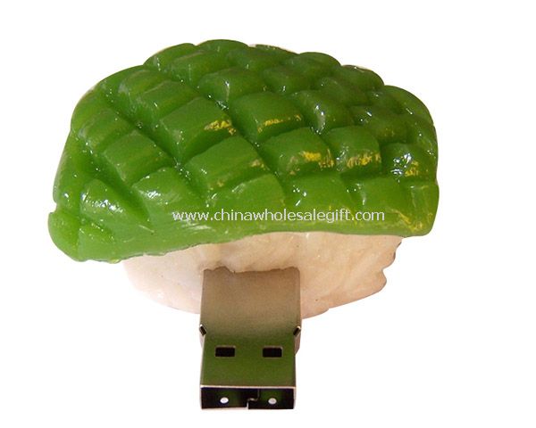 Makanan lunak PVC bentuk USB Flash Drive