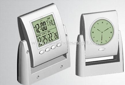 Cara doble LCD reloj