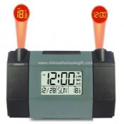 Double alarme horloge de Projection LCD images