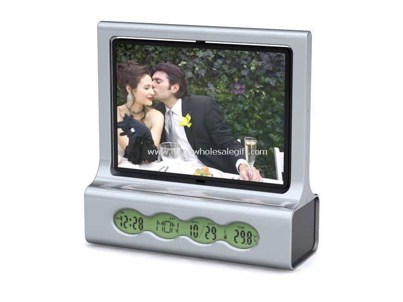 Photo Frame LCD horloge