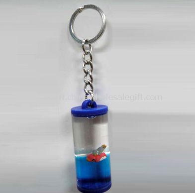 oil-filled key chain
