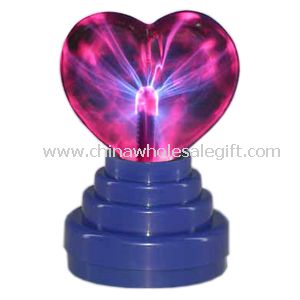Forma de inima cu plasmă lampă