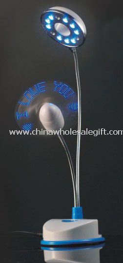 USB Fan com luz LED