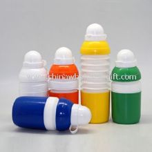 Botella de agua colorido deporte plegable images