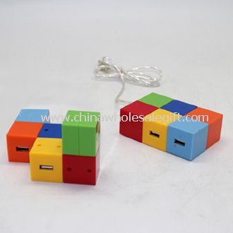 6 USB-Ports Cube HUB