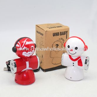 Hub USB bebé & altavoz