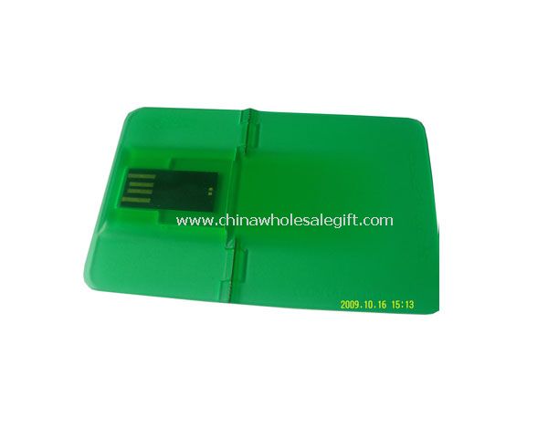 Plastica carta di credito Flash Drive USB