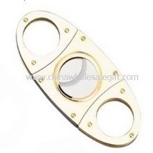 imported yellow stainless steel cigar cutter images