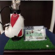 Golf Desk Pen holder with Name Card Holder images