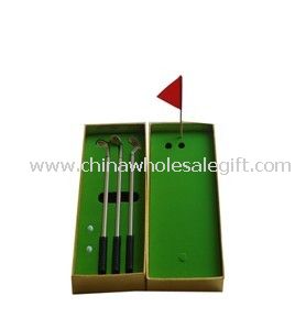 Clube de golfe mini caneta Gift Set