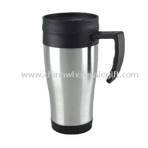 16oz p / esterno W/Plastic Liner Travel Mug