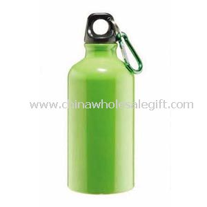 Zelená hliníková láhev