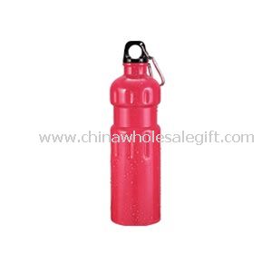 Bouteille sport rouge inox