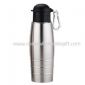 750 ml sports s/s water bottle with Carabiner small picture