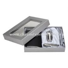 hip flask set with display box packing images