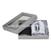 hip flask set with display box packing images