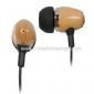 WOODEN IN-EAR STEREO EARPHONE small picture