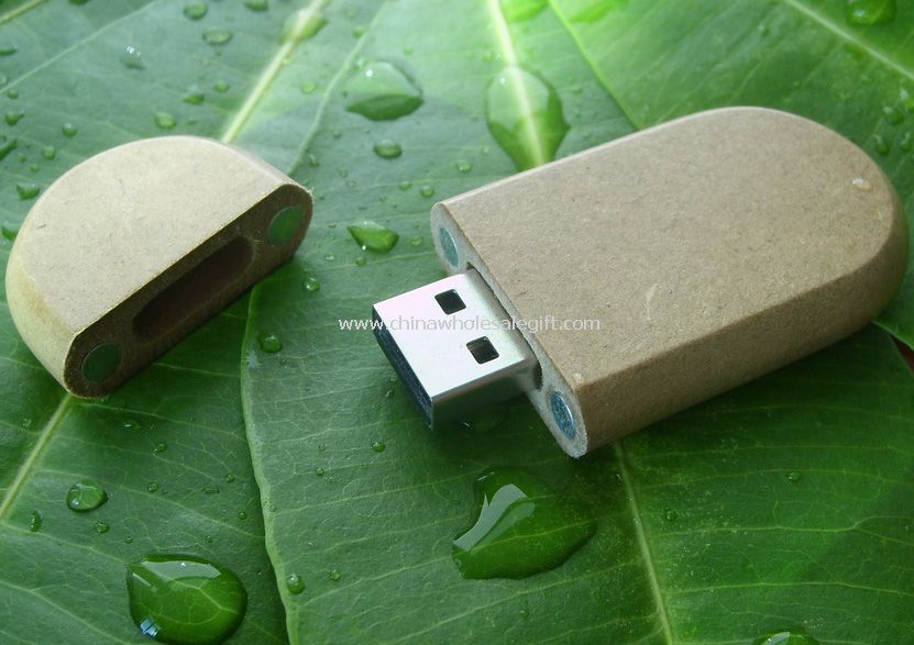 el papel de disco flash USB