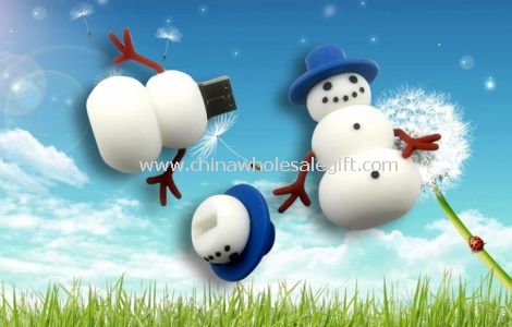 Christmas Snowman USB Flash Drive