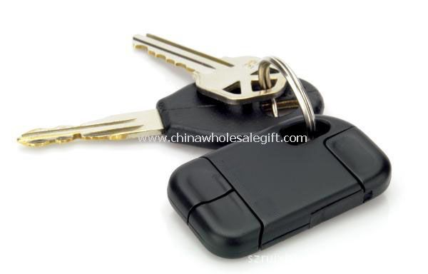 Retractable USB Cable keychain for Micro Mini USB and IPhone