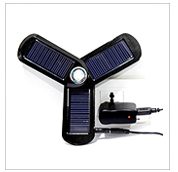 Tri-fold carregador solar