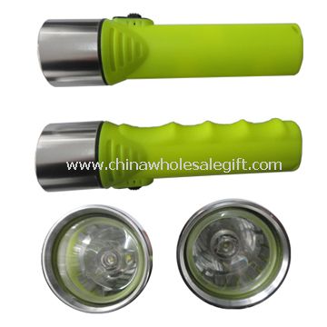 1pcs 3W led Plastic Flashlight