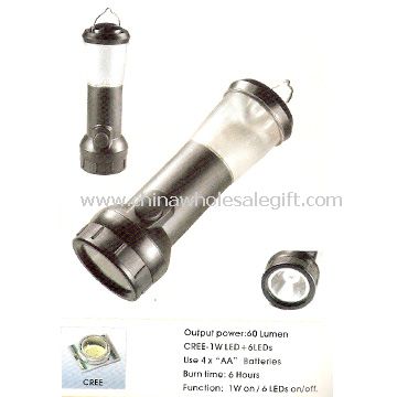 Plastic Flashlight with Clip