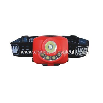 1W or 4LED on and flashing headlamp