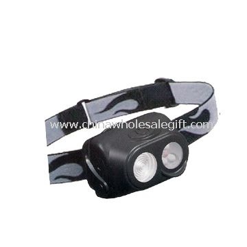 LED 1W putih dan 3 putih LED dan 1 merah LED Headlamp