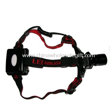 headlamp dengan kembali merah LED berkedip