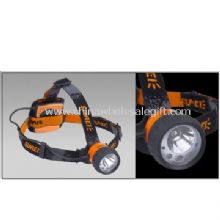 1W LED und 3 kleine LED Stirnlampe images