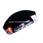 3pcs putih LED dan LED 2pcs merah kepala lampu images