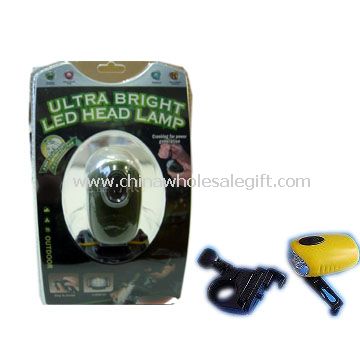 Crank manpower bike light with torch function