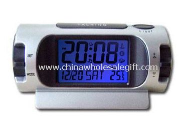 LCD Relógio Falando Com Calendário