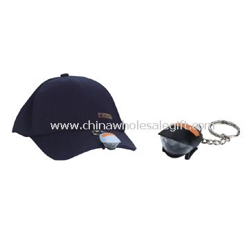 2pcs CR2032 dioperasikan Mini Keychain cahaya