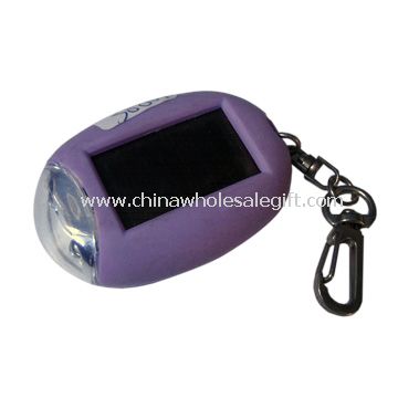 2pcs LED Solar Keychain