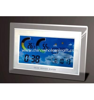 Wireless crystal color weather forecast station